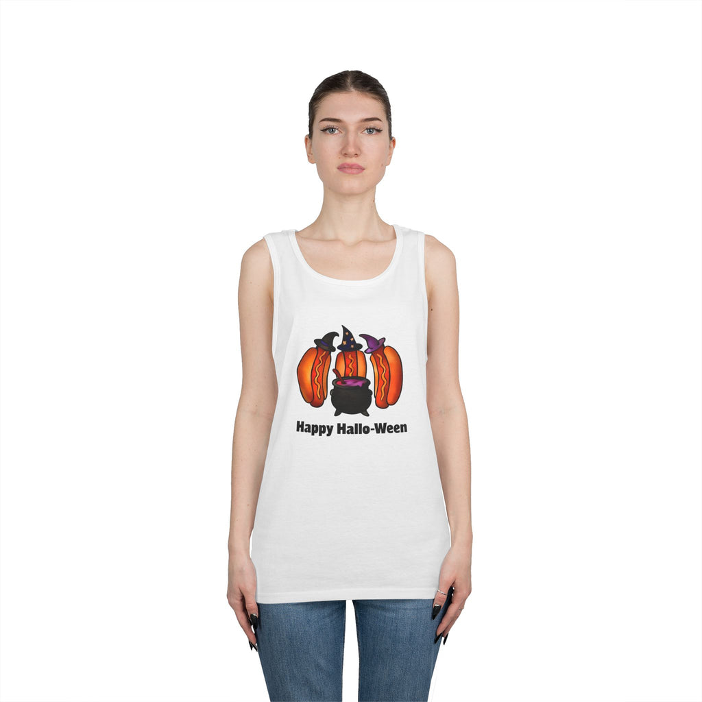 "Happy Hallo-Ween" Hotdog Witches Tank