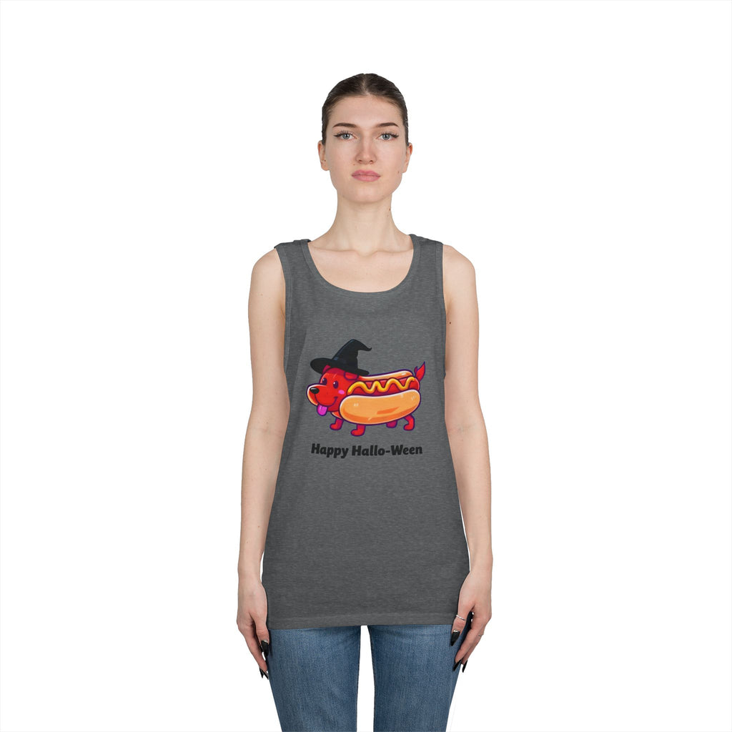 "Happy Hallo-Ween" Hotdog Costume Tank