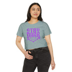 "Stay Dark" Cropped Tee