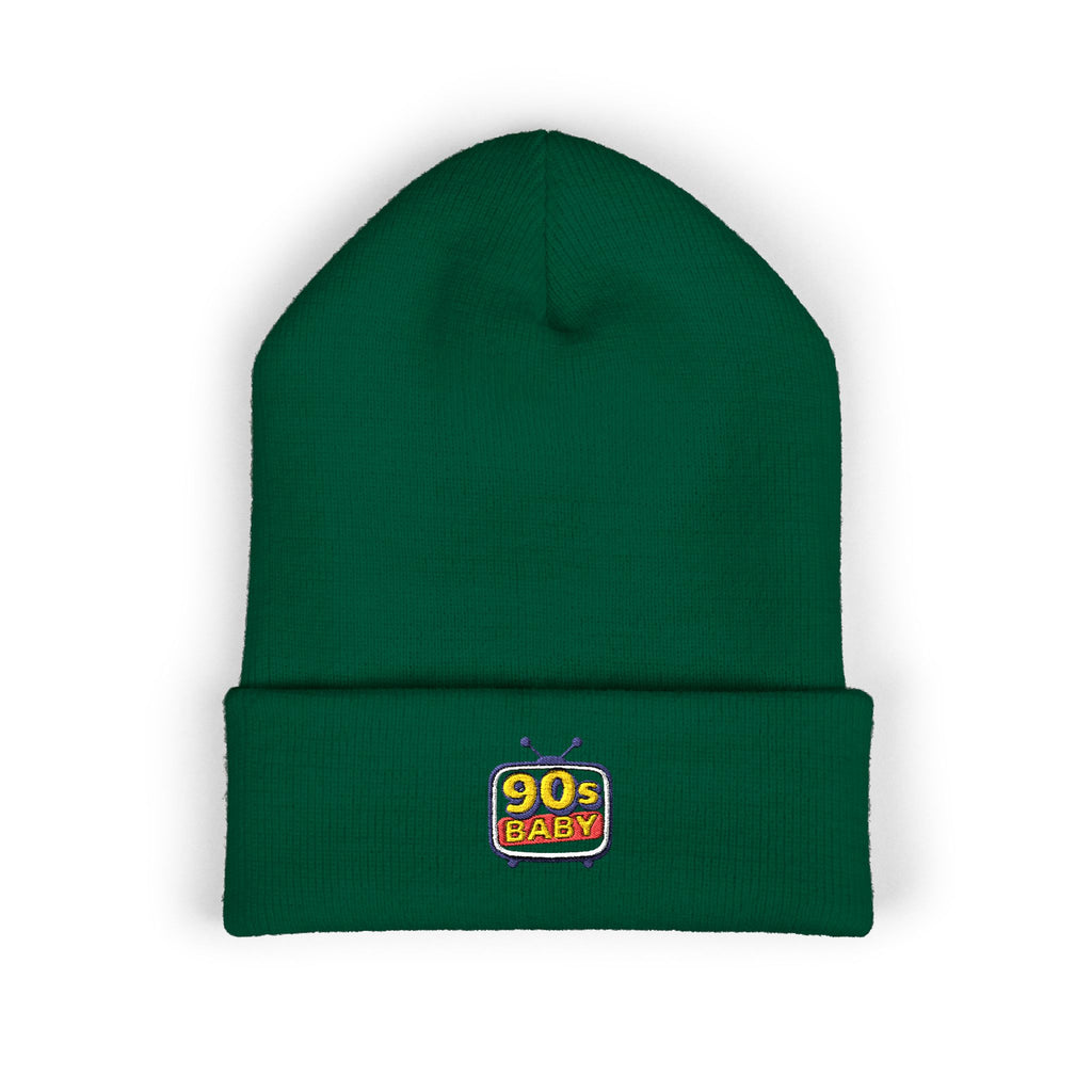 90s Baby Embroidered Cuffed Beanie