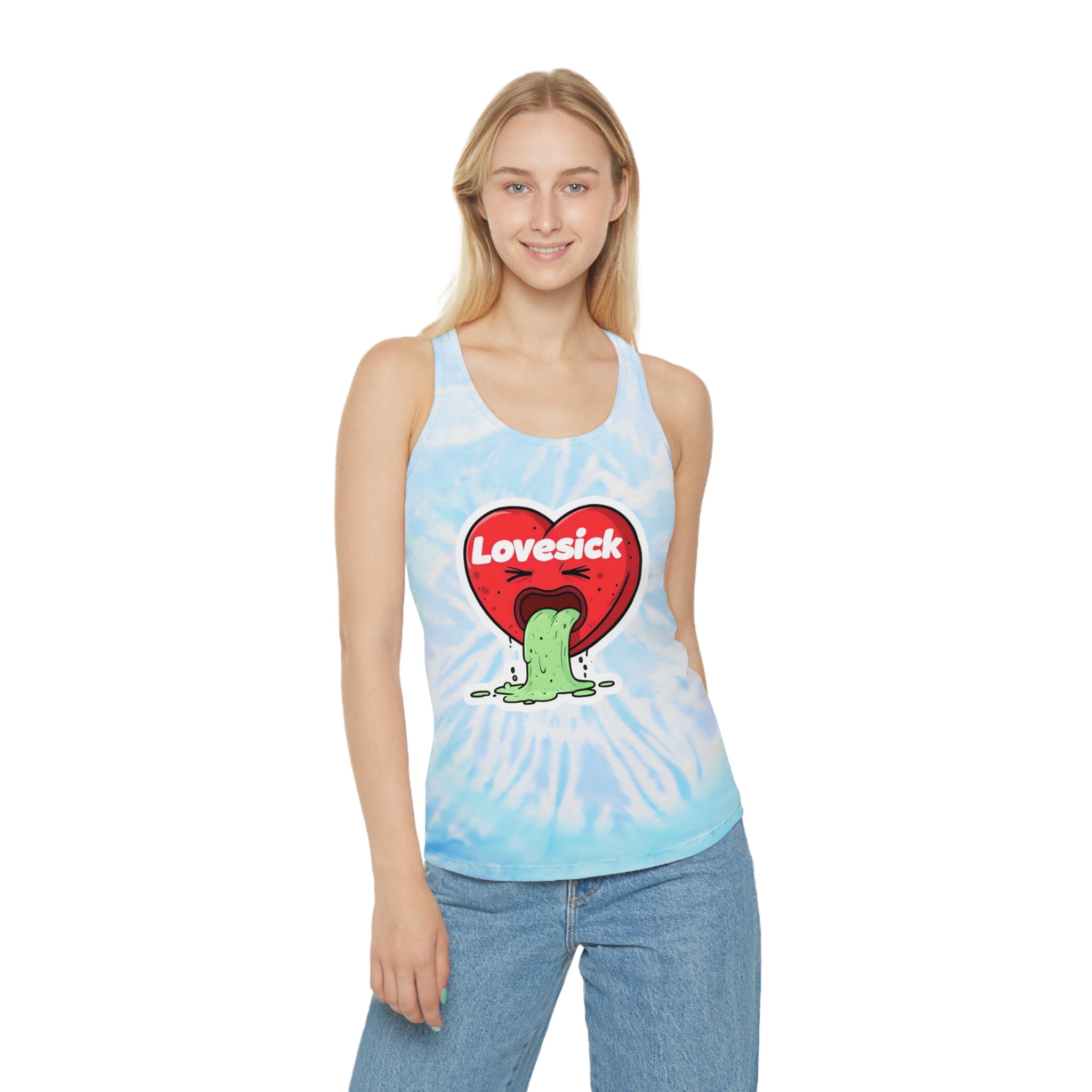 Lovesick Tie-Dye Racerback Tank