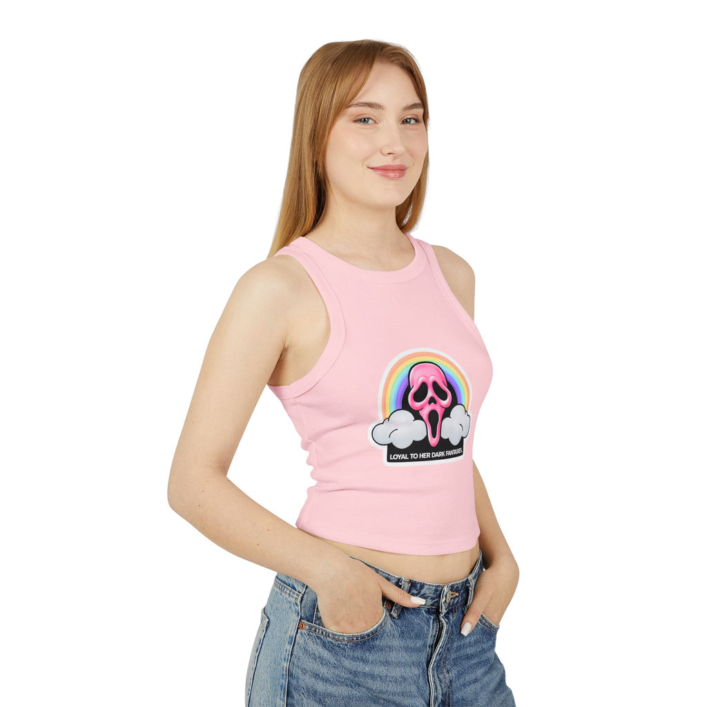 Ghostface Crop Tank Top