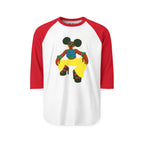 Afro Puffs 3/4th Sleeve Raglan Tee