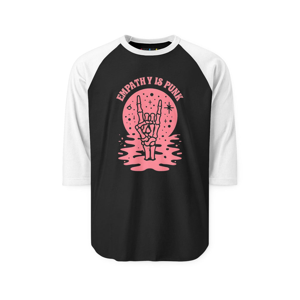 "Empathy Is Punk" 3/4th Sleeve Raglan Shirt