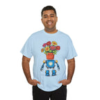 Robot Flower Power Tee