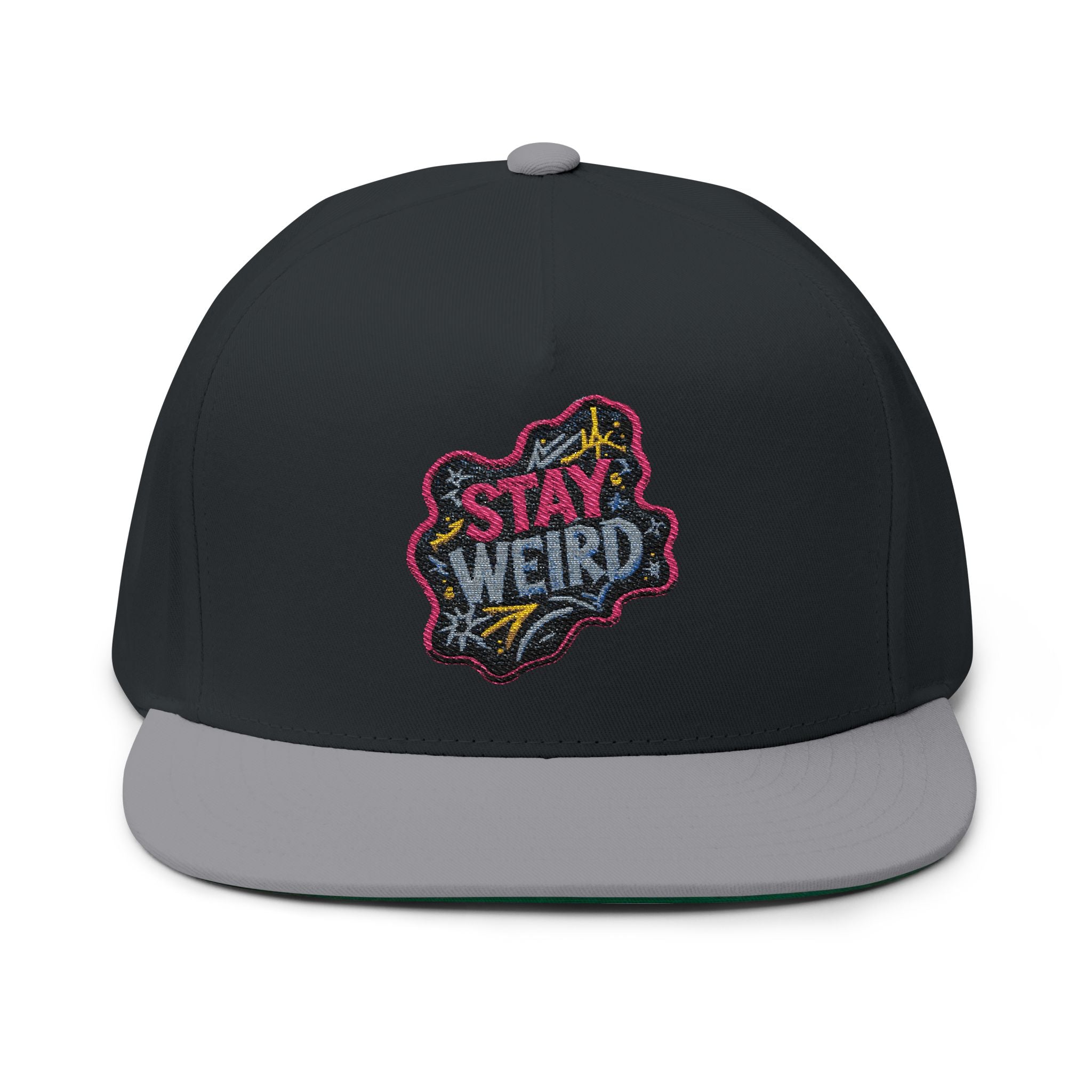 Stay Weird Flat Bill Cap