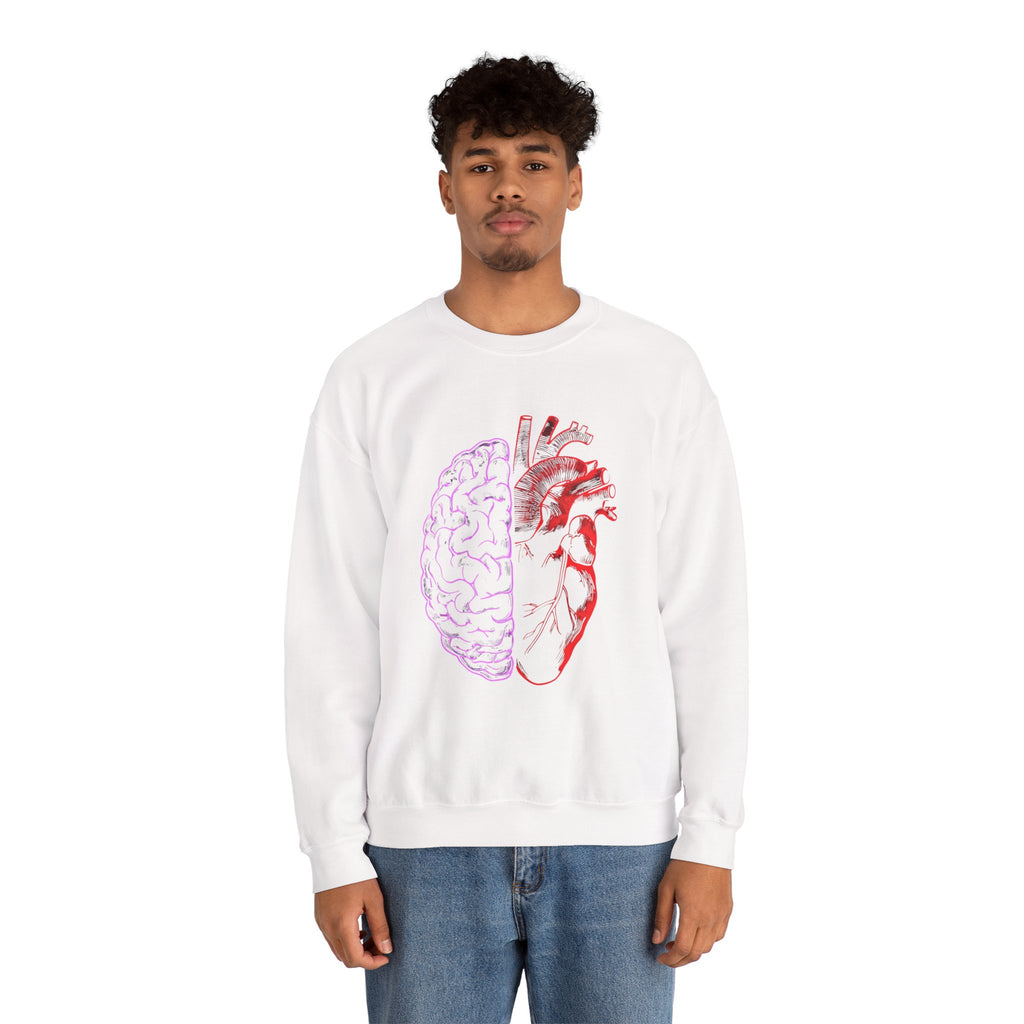 Heart & Brain Crewneck Sweatshirt