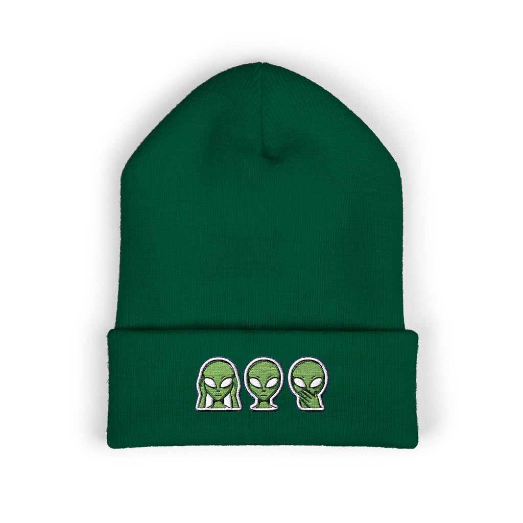 Aliens Embroidered Classic Cuffed Beanie
