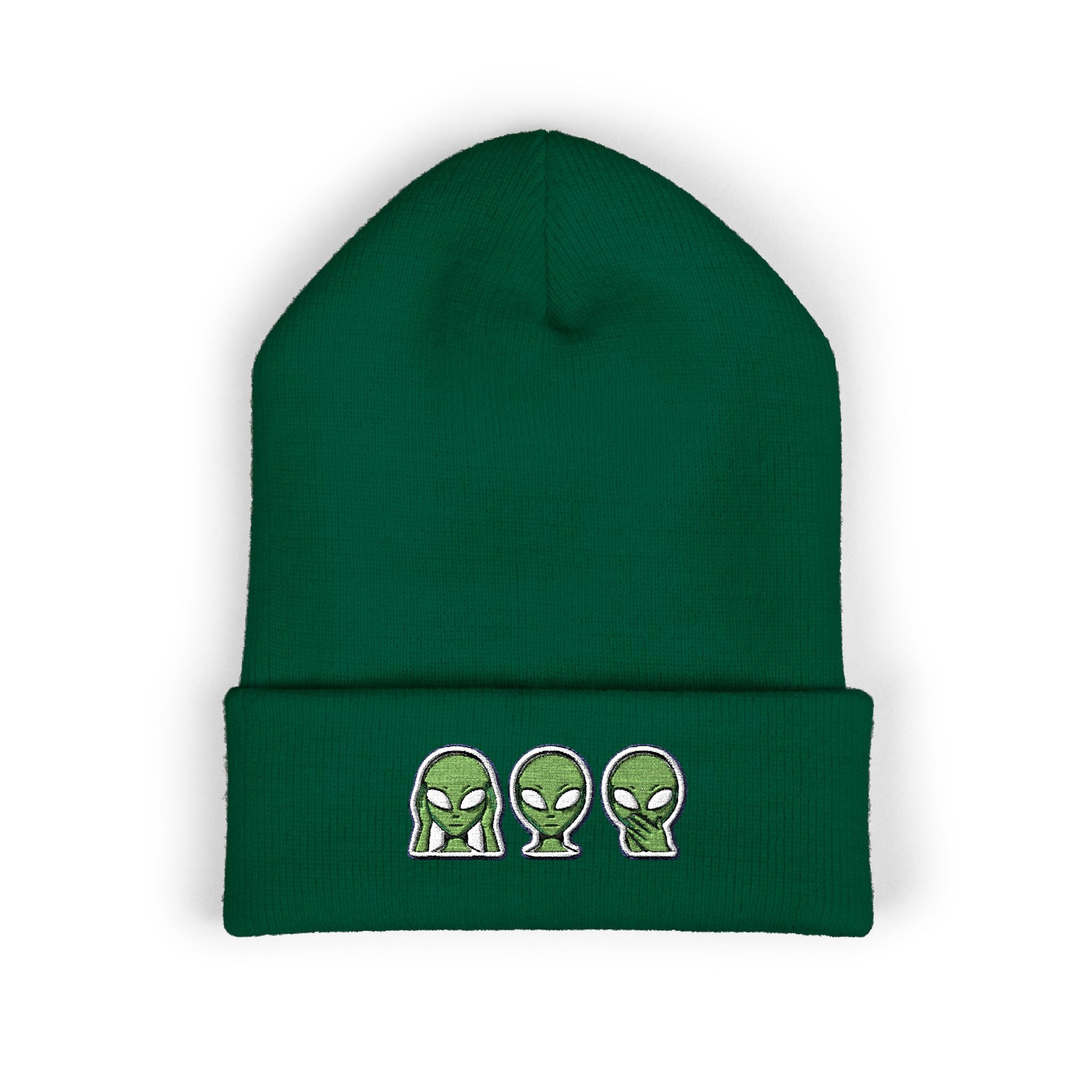 Aliens Embroidered Classic Cuffed Beanie