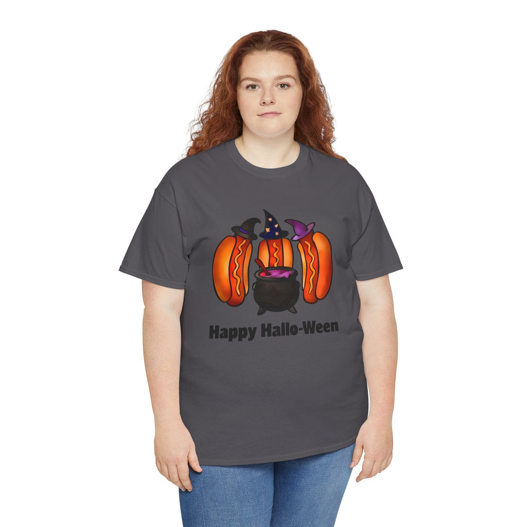 "Happy Hallo-Ween" Hotdog Witches Tee