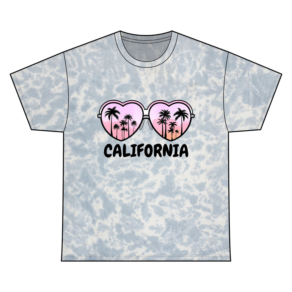 California Glasses Tie-Dye Tee