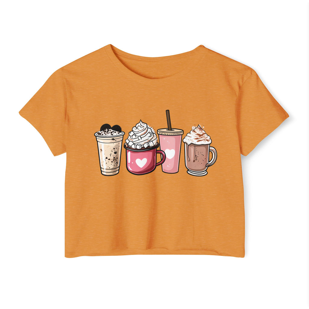 Coffee Lovers Cropped Tee