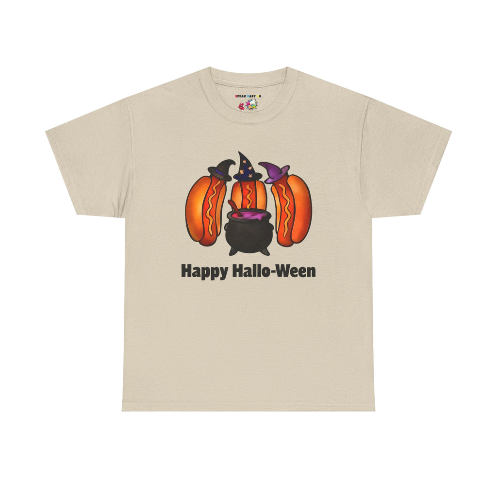 "Happy Hallo-Ween" Hotdog Witches Tee