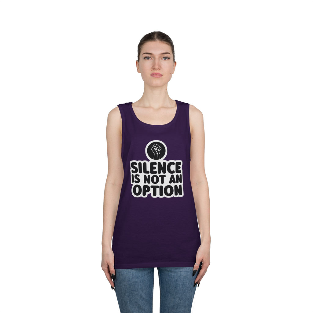 Protest Statement Tank Top - Unisex Heavy Cotton Tee, Activism Apparel, Gift for Advocates, Everyday Wear, Equality Message