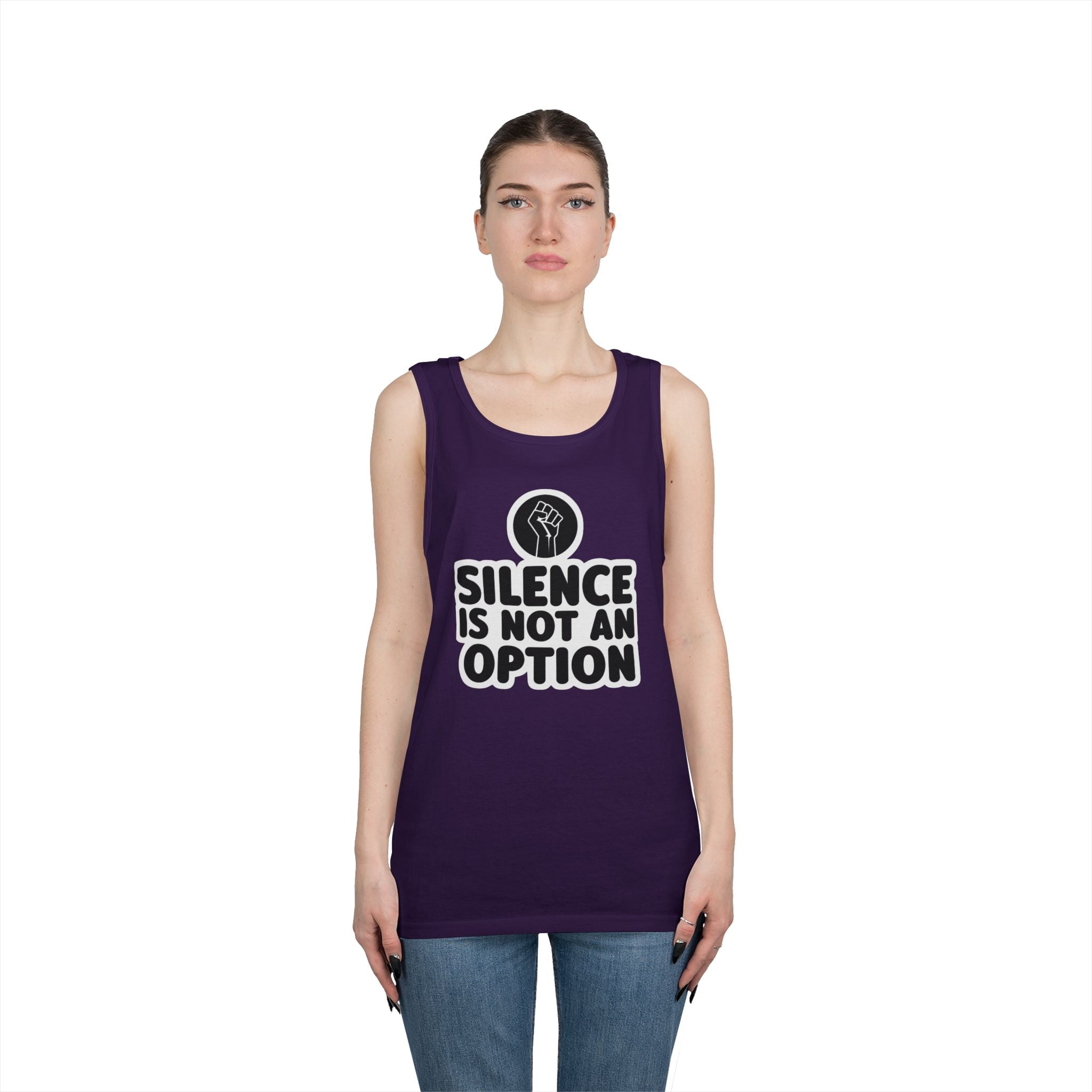 Protest Statement Tank Top - Unisex Heavy Cotton Tee, Activism Apparel, Gift for Advocates, Everyday Wear, Equality Message