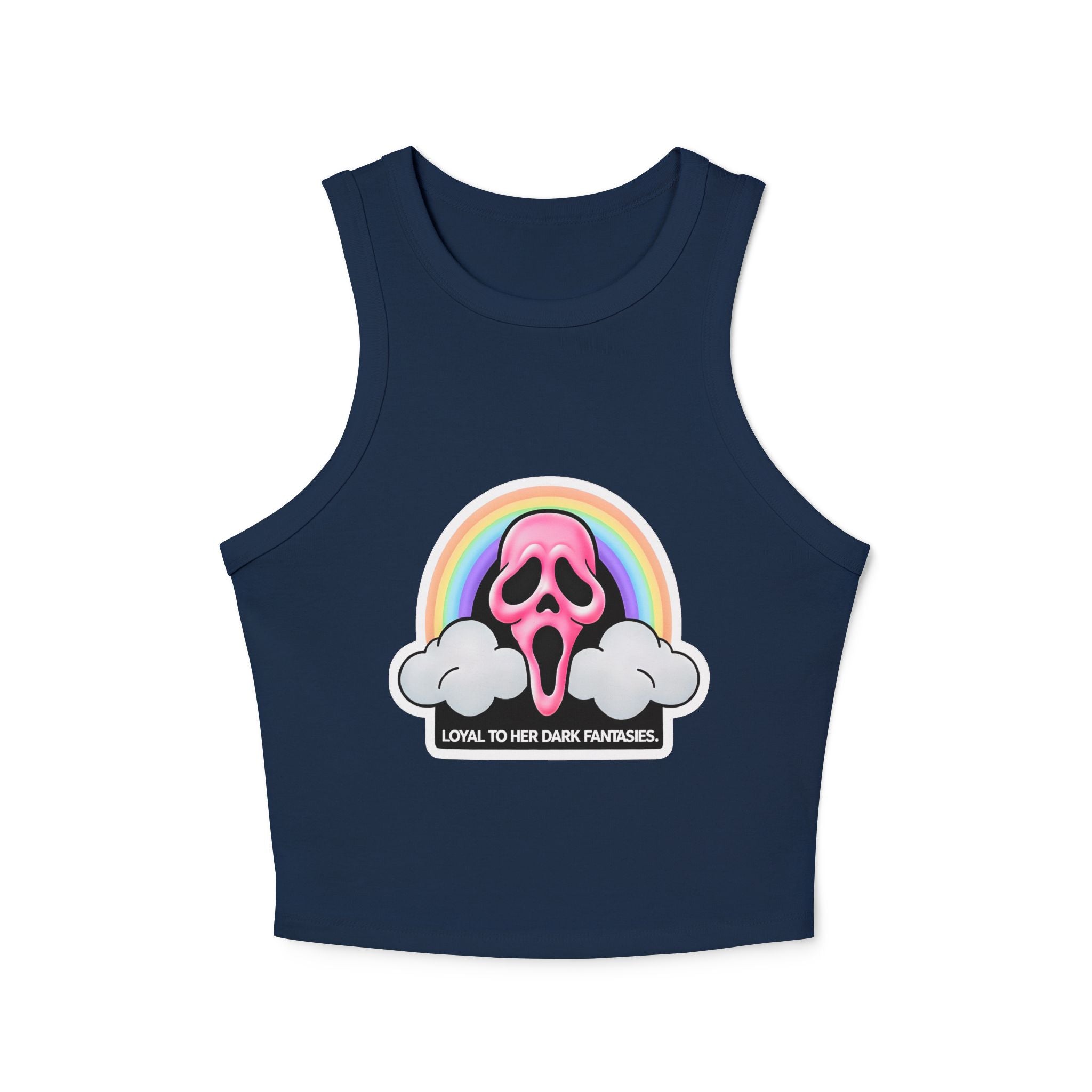 Ghostface Crop Tank Top