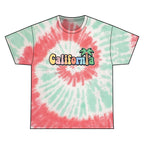 California Palm Tree Tie-Dye Tee