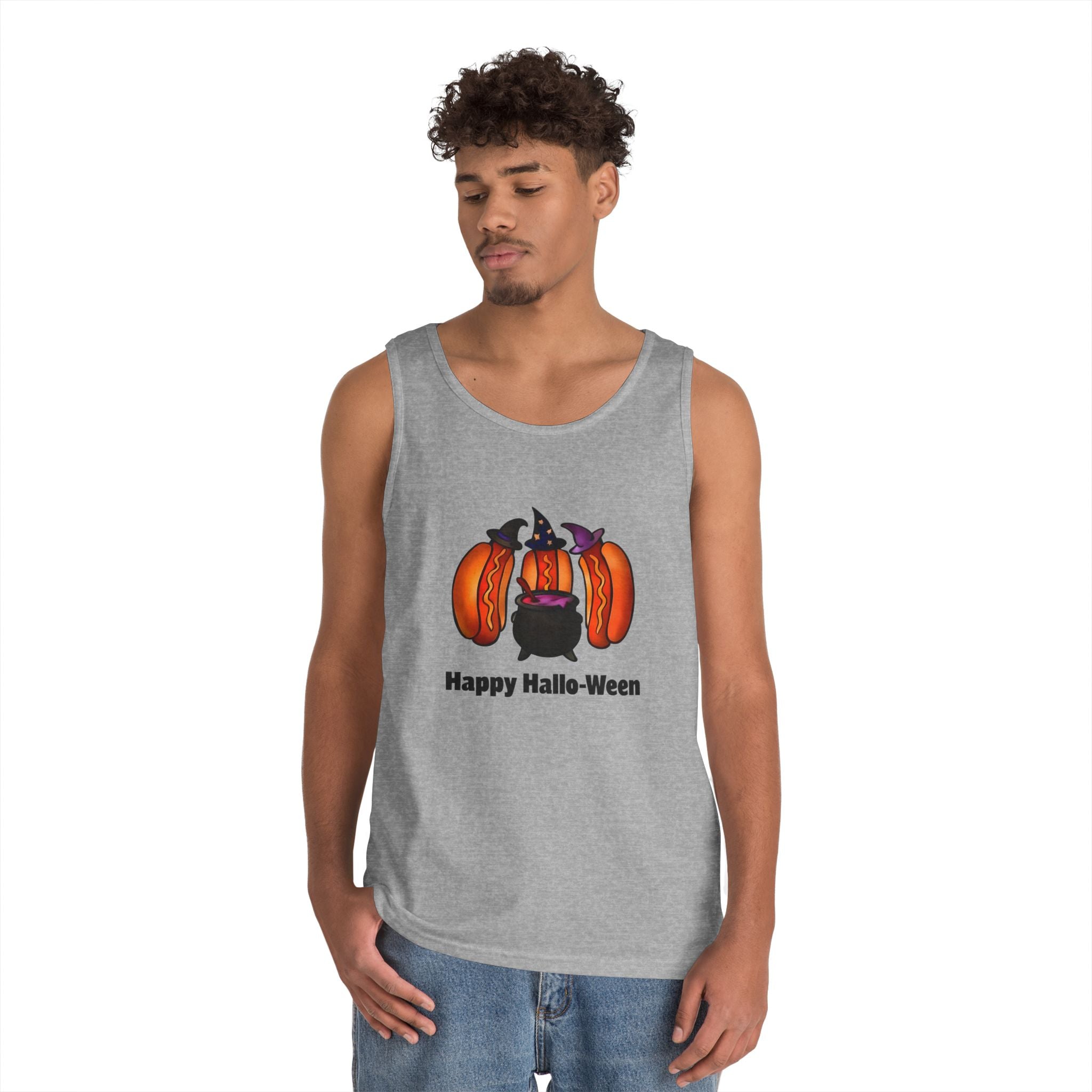 "Happy Hallo-Ween" Hotdog Witches Tank