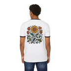 Retro Floral Ringer T-Shirt | Groovy