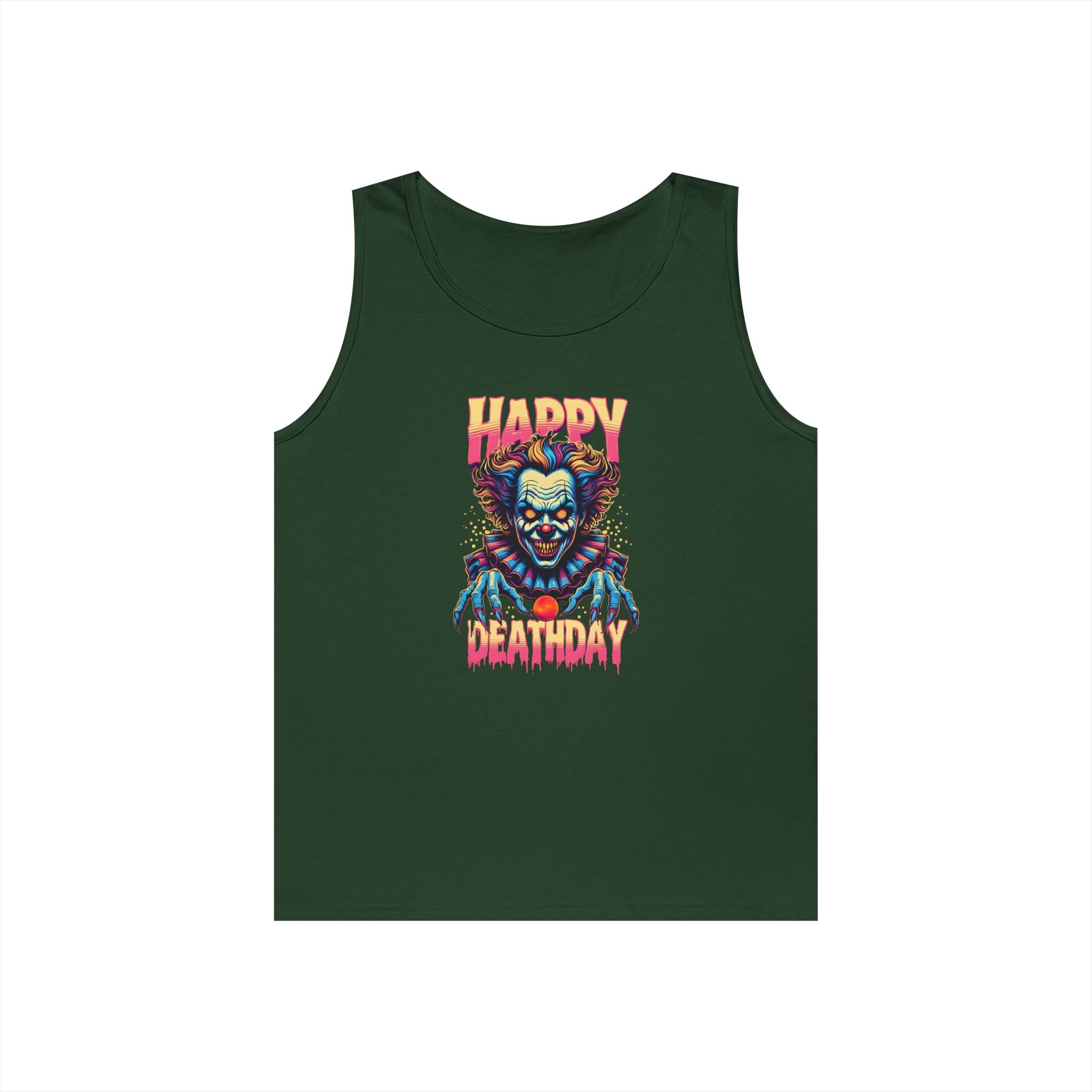 "Happy Deathday" Clown Tank
