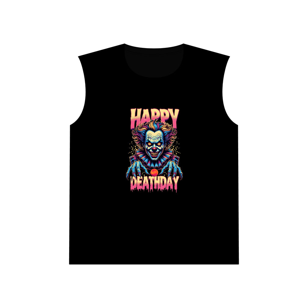 "Happy Deathday" Clown Muscle Tank