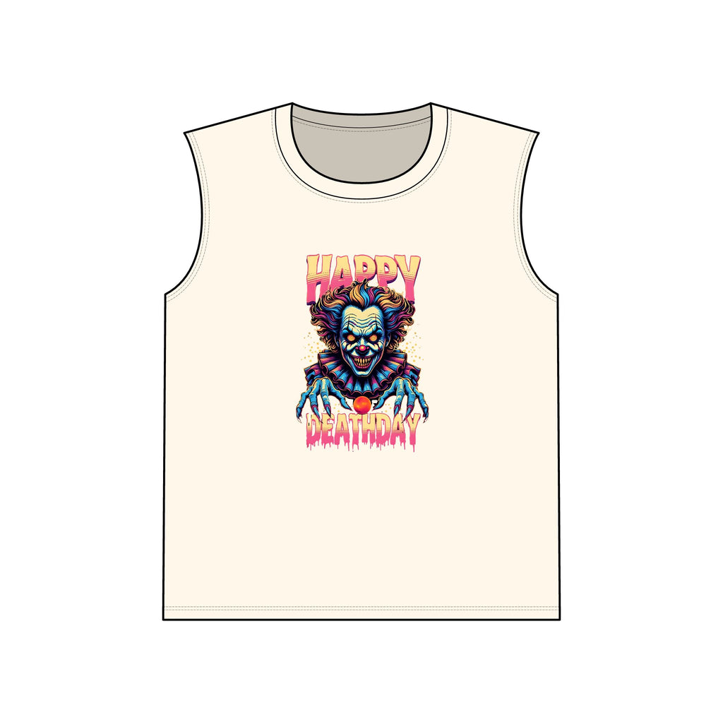 "Happy Deathday" Clown Muscle Tank