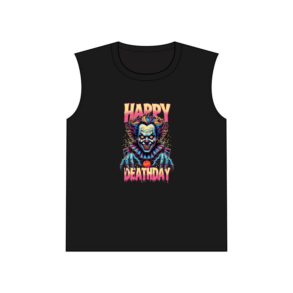 "Happy Deathday" Clown Muscle Tank
