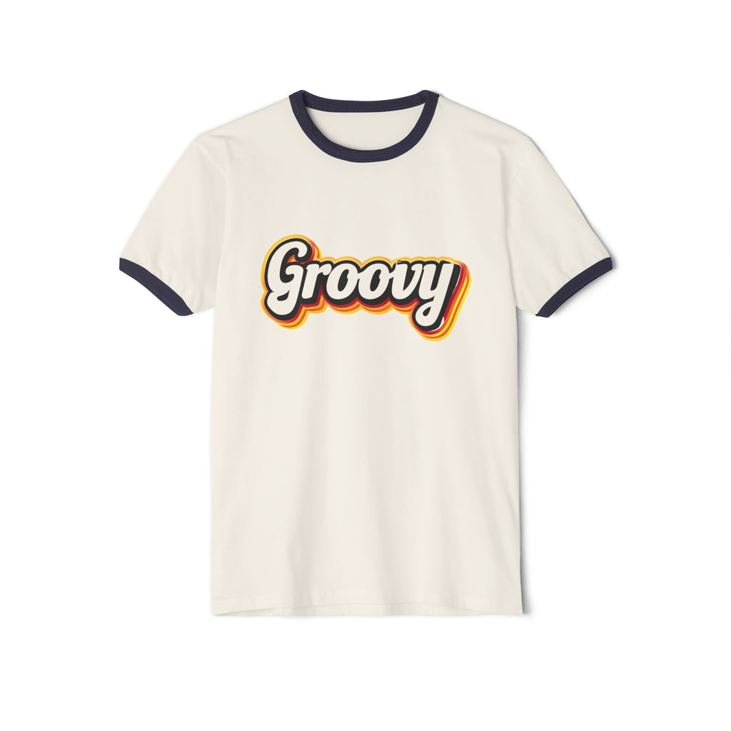 Retro Floral Ringer T-Shirt | Groovy