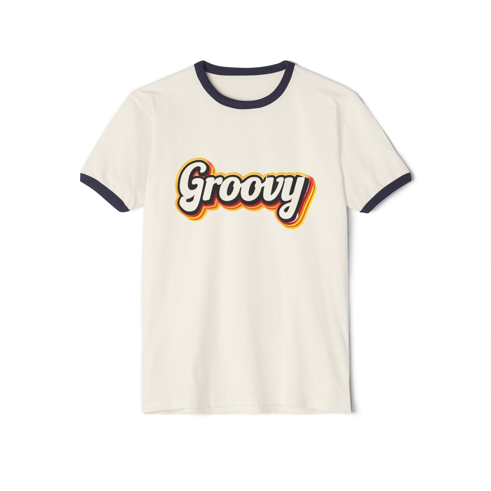 Retro Floral Ringer T-Shirt | Groovy