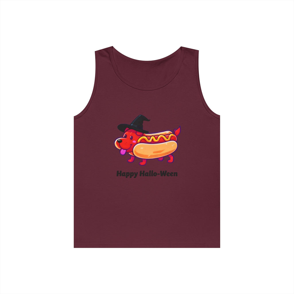 "Happy Hallo-Ween" Hotdog Costume Tank