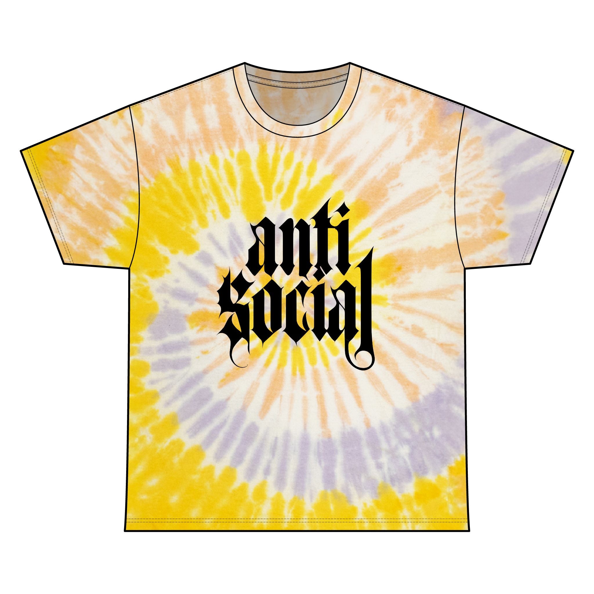 Anti Social Tie Dye Tee