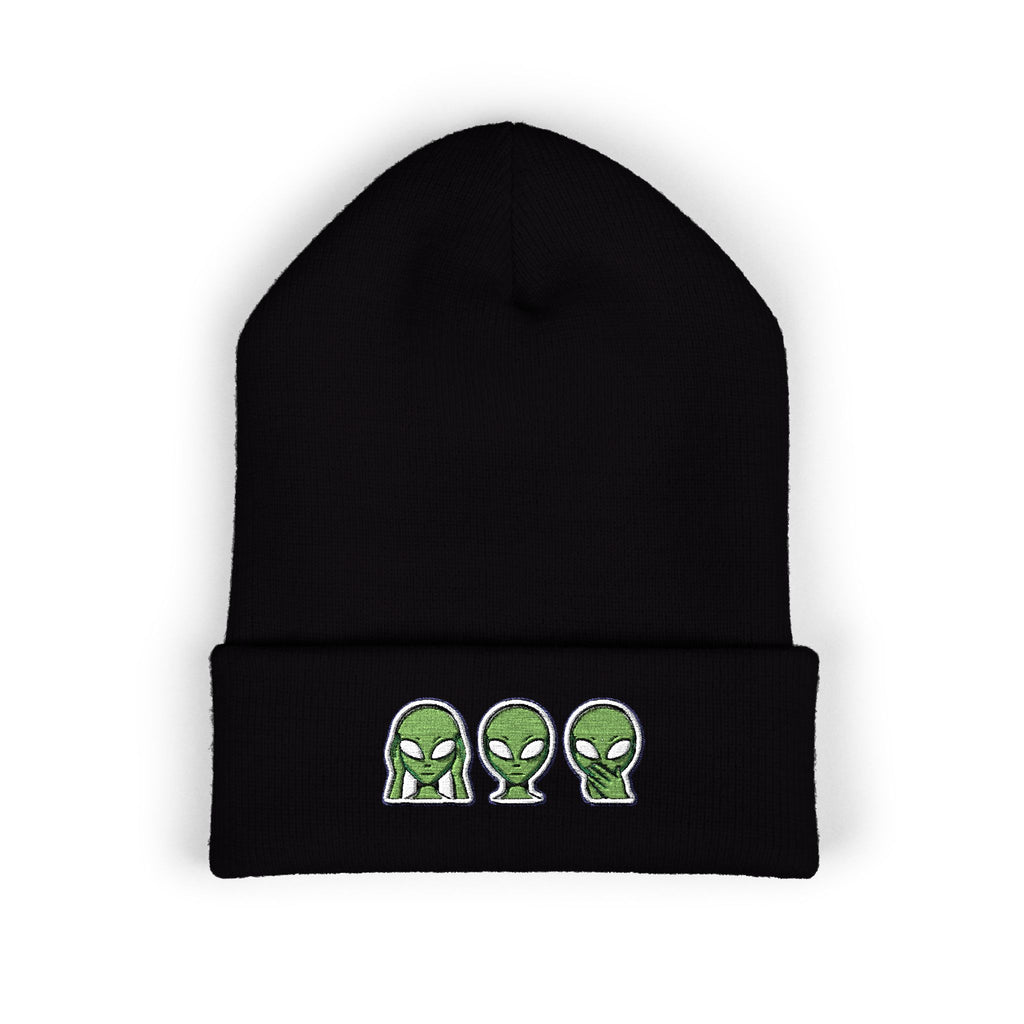 Aliens Embroidered Classic Cuffed Beanie