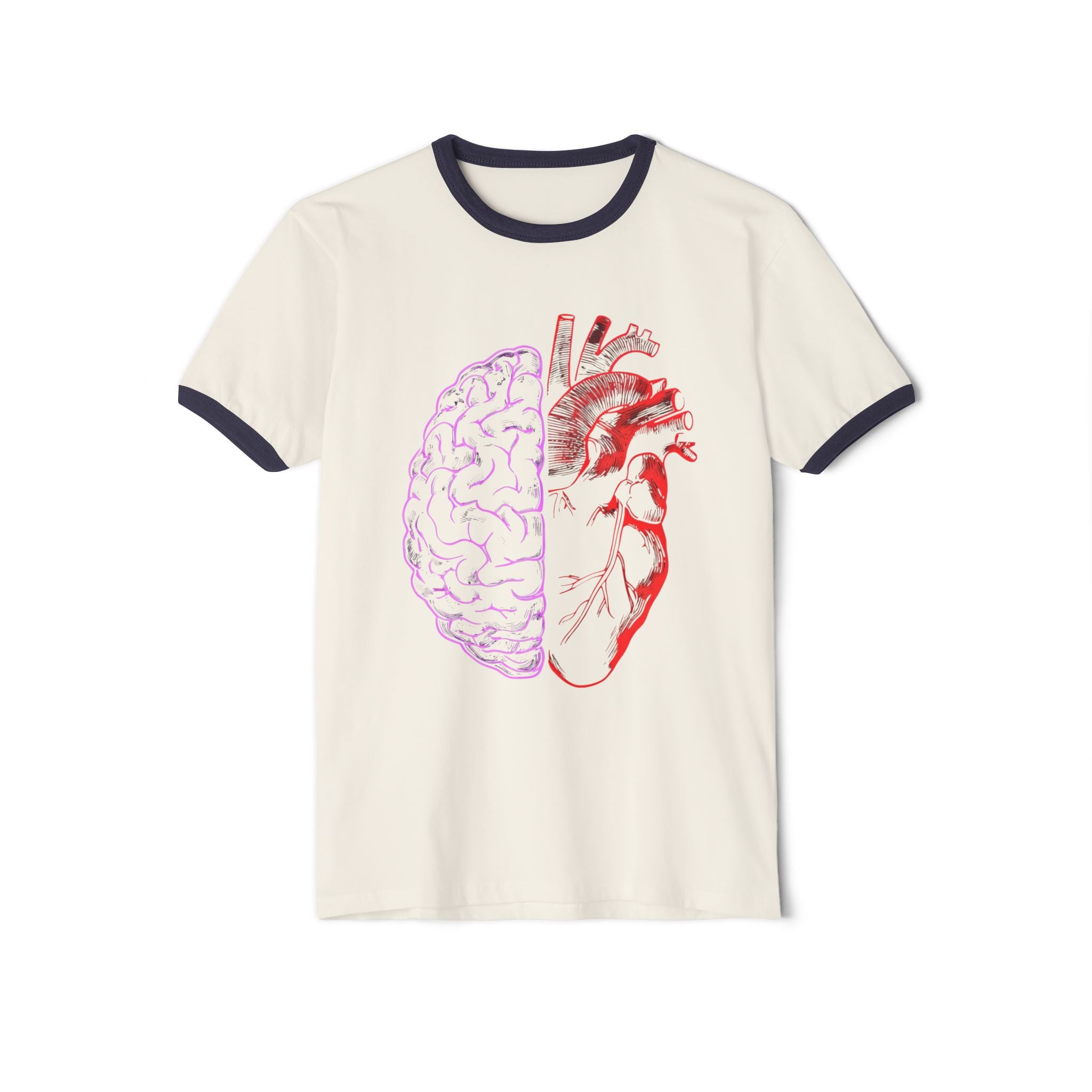 Heart & Brain Ringer Tee