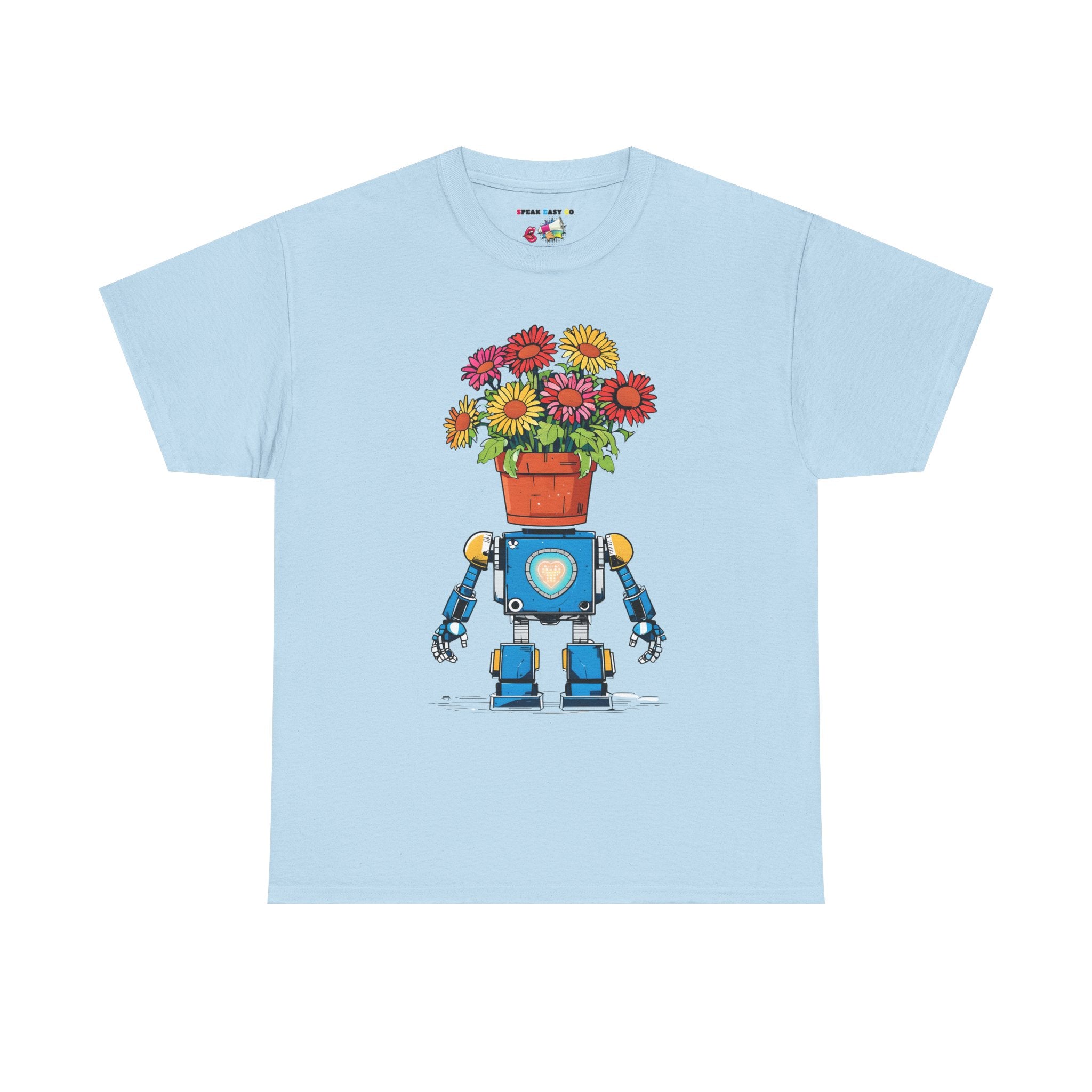 Robot Flower Power Tee
