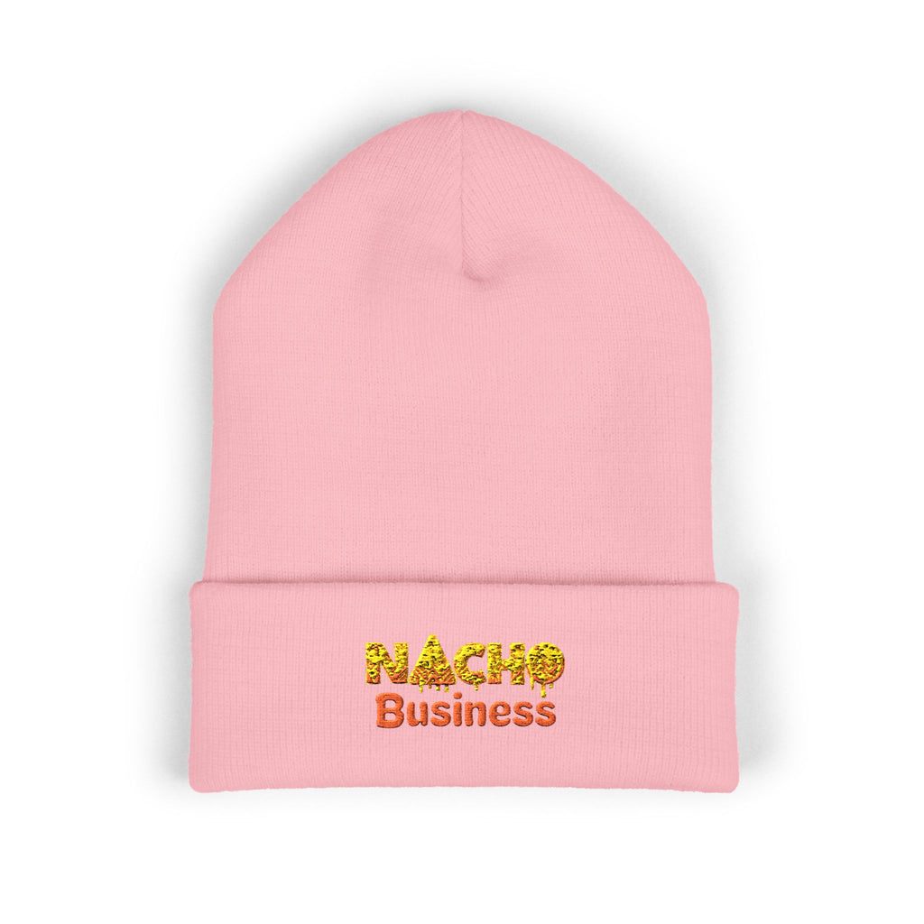 Nacho Business Embroidered Classic Cuffed Beanie