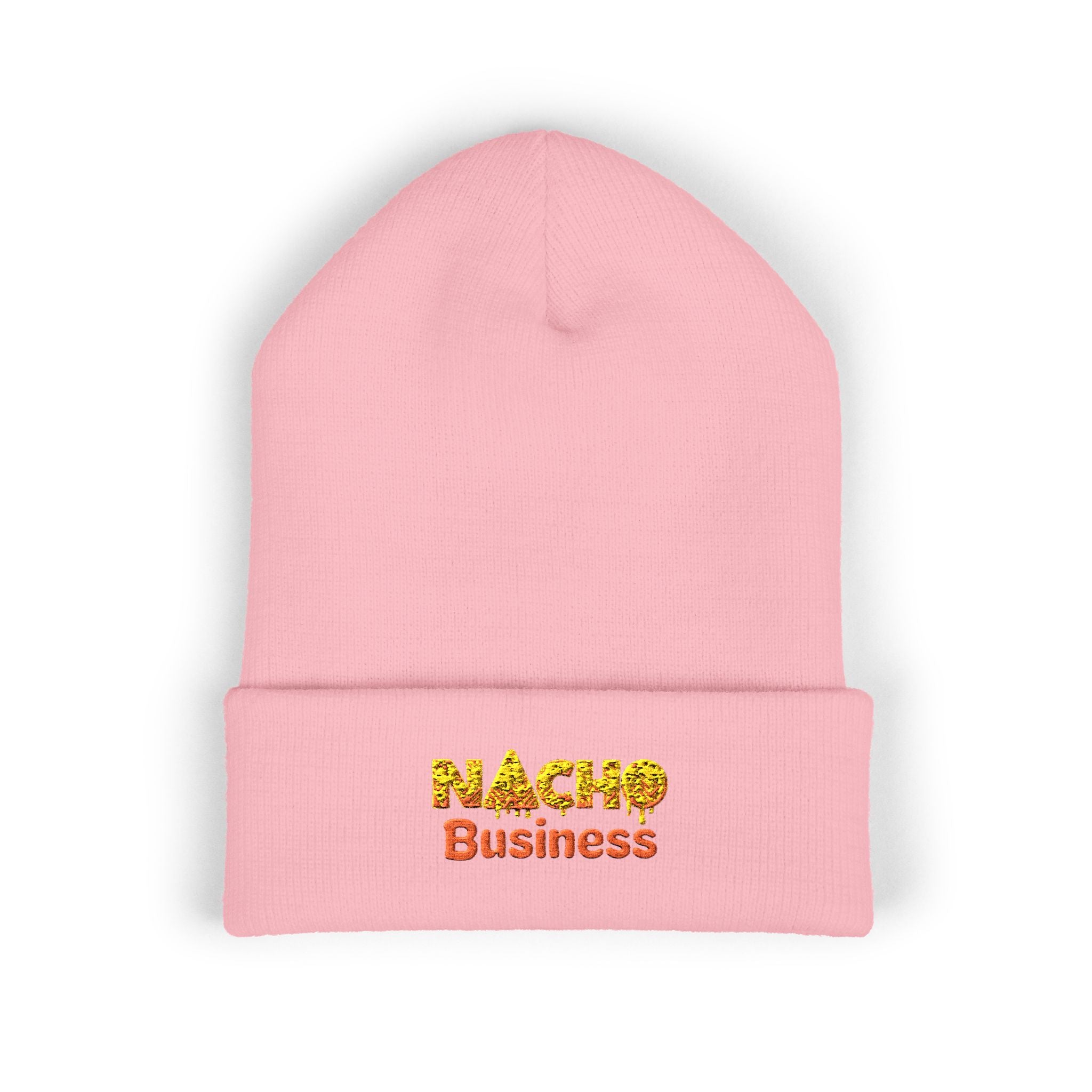 Nacho Business Embroidered Classic Cuffed Beanie