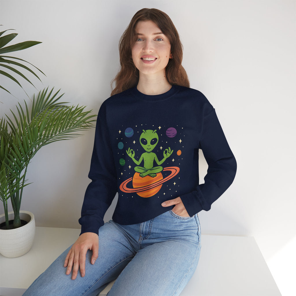 Galactic Alien Crewneck Sweatshirt