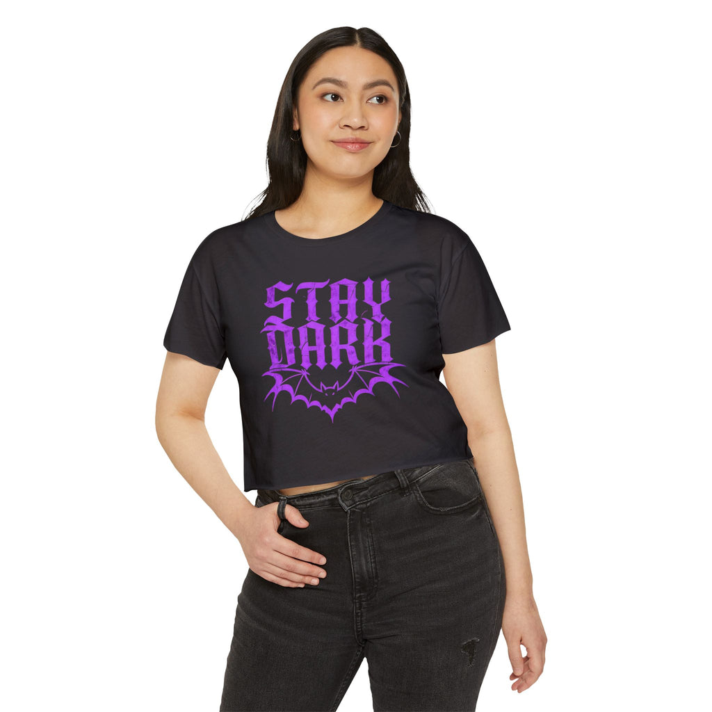"Stay Dark" Cropped Tee