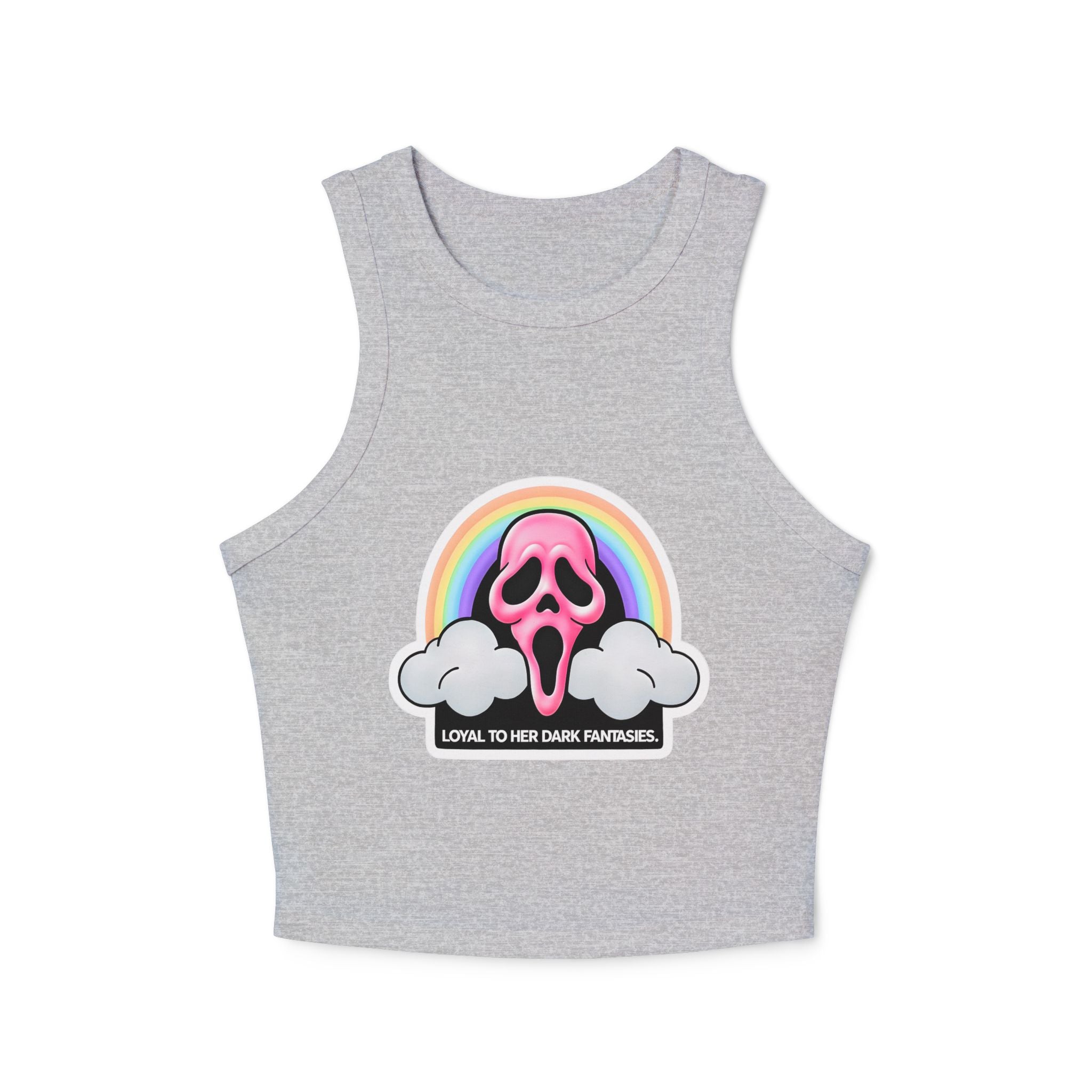 Ghostface Crop Tank Top