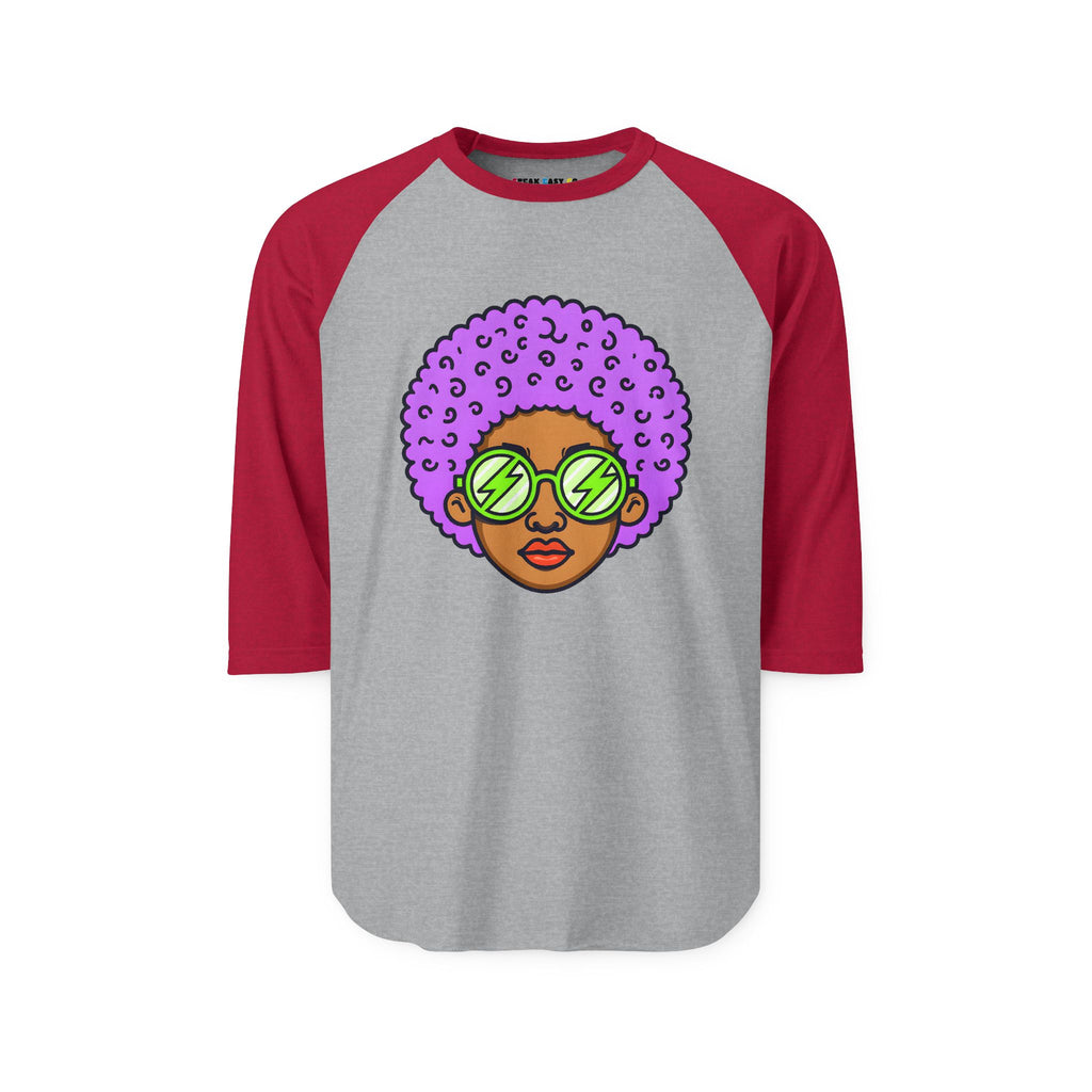 Afro 3/4th Sleeve Raglan Shirt