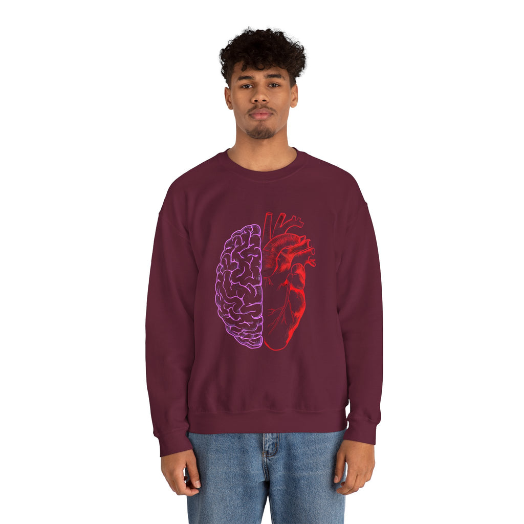 Heart & Brain Crewneck Sweatshirt