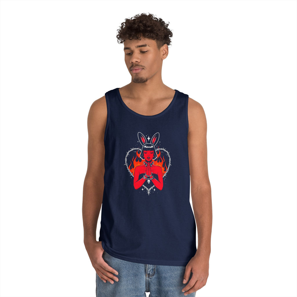Edgy Bunny Heart Tank