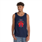 Edgy Bunny Heart Tank