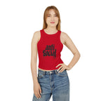 Anti-Social Micro Rib Racer Tank Top