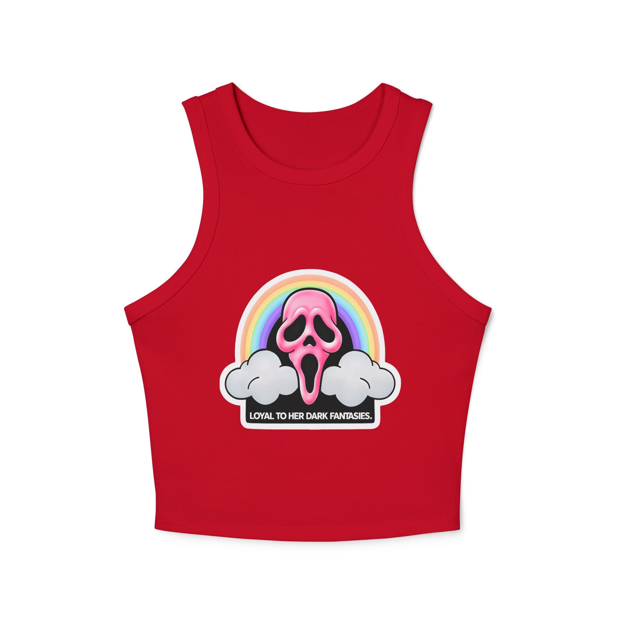 Ghostface Crop Tank Top
