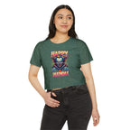 "Happy Deathday" Clown Cropped Tee