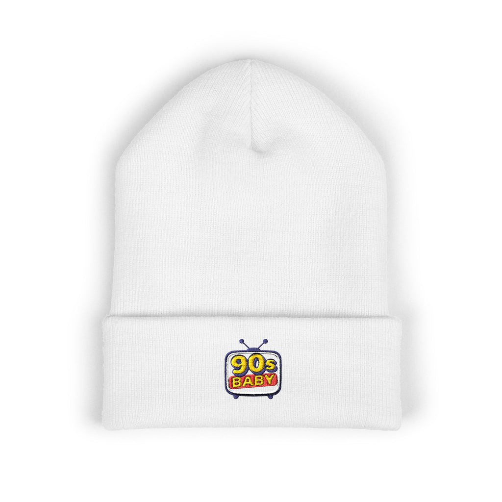 90s Baby Embroidered Cuffed Beanie