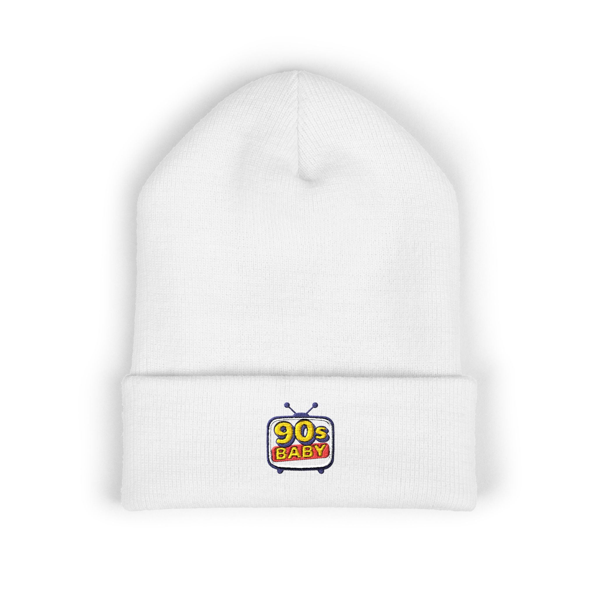 90s Baby Embroidered Cuffed Beanie
