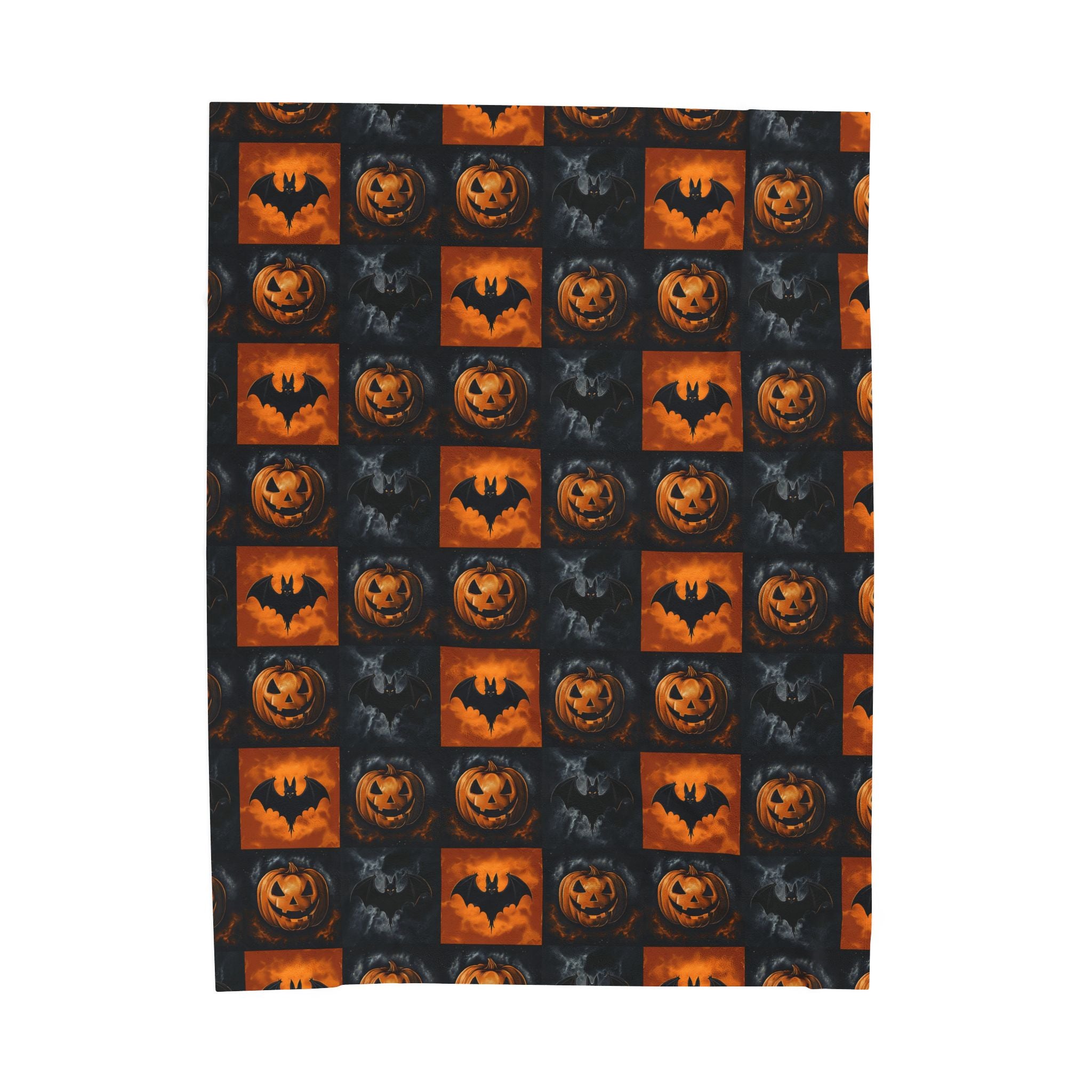 Halloween Themed Velveteen Plush Blanket