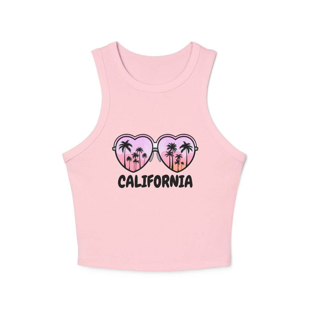 California Glasses Racer Tank